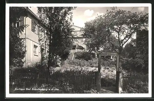 AK Bad Brandenburg a. d. Iller, Blick auf Kurhaus