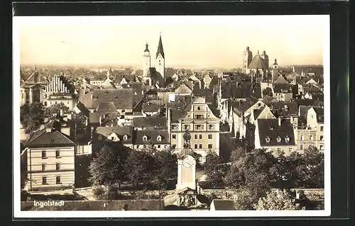 AK Ingolstadt, Ortsansicht mit Sehenswürdigkeiten