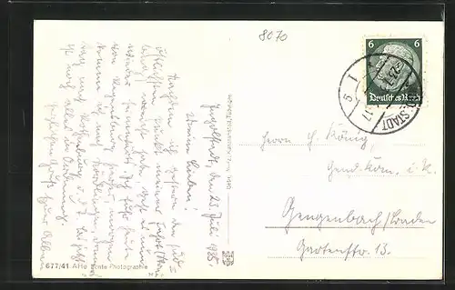 AK Ingolstadt, Ortsansicht mit Sehenswürdigkeiten