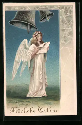 Präge-AK Osterengel singt zum Läuten der Glocken