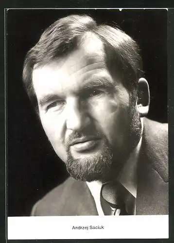 AK Opernsänger Andrzej Saciuk im Portrait