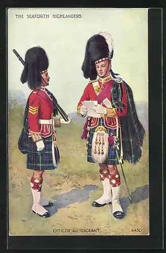 AK The Seaforth Highlanders, Officer and Sergeant