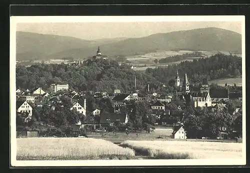 AK Friedland / Frydlant, Totalansicht der Stadt