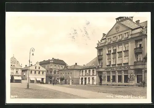 AK Mnich. Hradiste, Namesti, Mestska Sporitelna