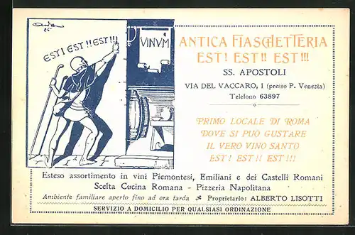 AK Venezia, Restaurant Via del Vaccaro 1, SS. Apostoli