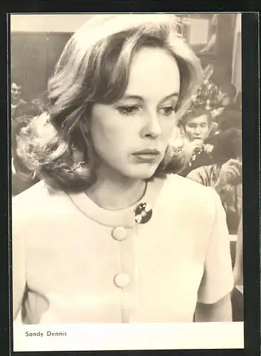 AK Schauspielerin Sandy Dennis in Up The Down Staircase