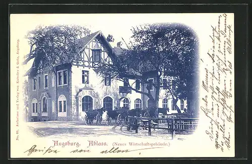 AK Augsburg, Gasthaus Ablass
