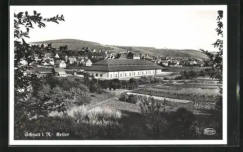 AK Schnait i. R., Panorama mit Kelter