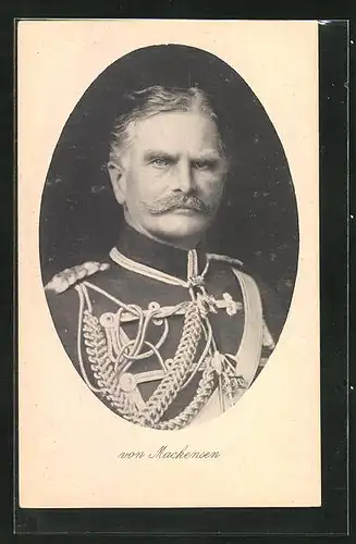 AK Heerführer von Mackensen in seiner Uniform