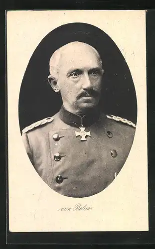 AK Heerführer von Below mit Eisernem Kreuz