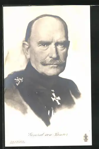 AK General von Beseler mit Abzeichen