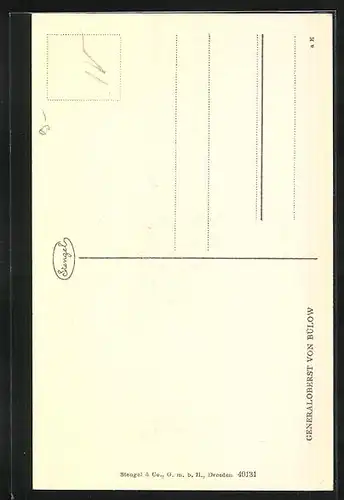 AK Heerführer v. Bülow in Uniform