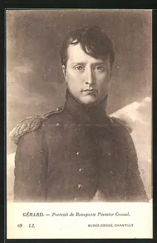 AK Portrait de Bonaparte Premier Consul, Napoleon