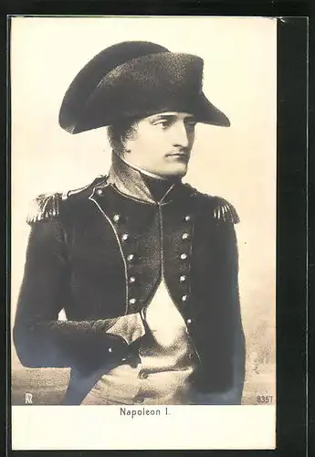 AK Napoleon mit Hand in der Weste
