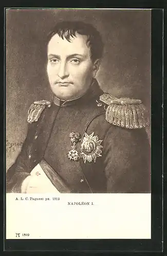 AK Napoleon I. mit Epaulette