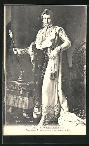 AK Napoleon I. en Costume du Sacre