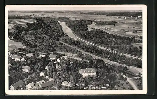 AK Bad Brandenburg a. d. Iller, Ortsansicht, Fliegeraufnahme
