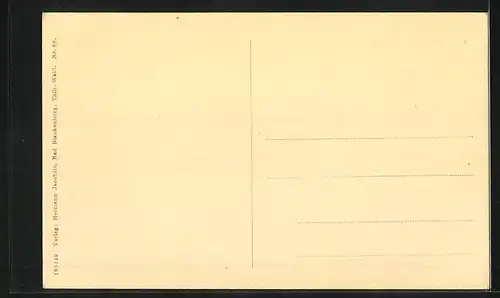 AK Paulinzella i. Th., Blick auf die Klosterruine