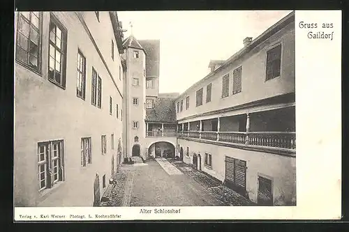 AK Gaildorf, Blick in den alten Schlosshof