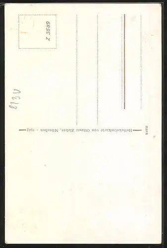 Künstler-AK Ambach, Starnberger See, Ammerland, Tutzing