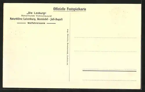 AK Wunsiedel, Naturbühne Luisenburg, Die Losburg