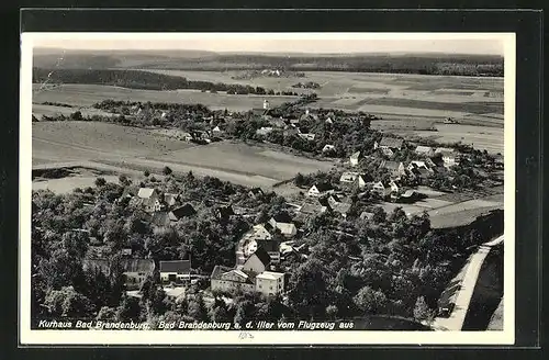 AK Bad Brandenburg /Iller, Fliegeraufnahme des Ortes