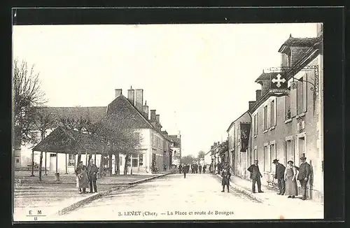 AK Levet, La Place et route de Bourges