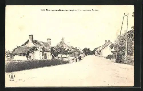 AK Neuvy-sur-Barangeon Route de Vierzon