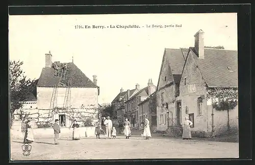 AK La Chapelotte, Le Bourg, partie Sud
