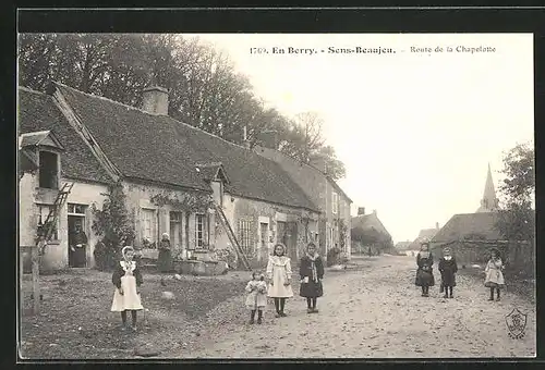 AK Sens-Beaujeu, Route de la Chapelotte