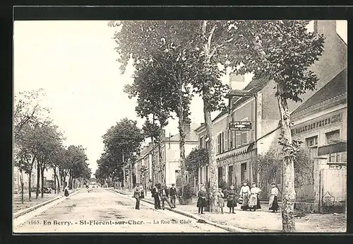 AK St-Florent-sur-Cher, La Rue du Cher