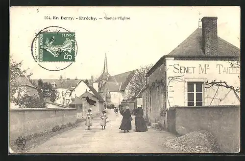 AK Etrechy, Rue de l`Eglise