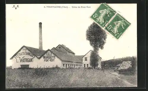 AK Marmagne, Usine de Pont-Vert