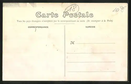 AK Sury près Léré, La Grande Rue