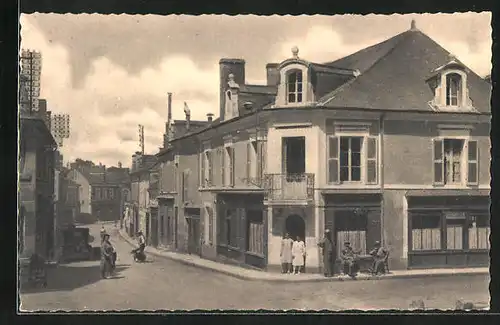 AK Saint-Martin-D`Auxigny, La Grande-Rue