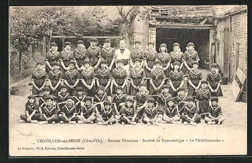 AK Chatillon-sur-Seine, Section Féminine