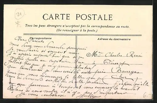 AK Dijon, Place d`Armes, Rue de la Liberté