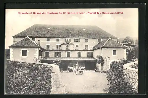 AK Latour, Cuverie et Caves du Château de Corton-Grancey, Propriété de la Maison Louis