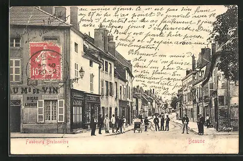 AK Beaune, Faubourg Bretonniere