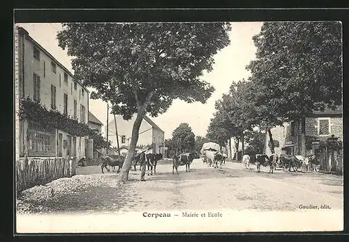 AK Corpeau, Mairie et Ecole