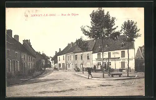 AK Arnay-le-Duc, Rue de Dijon
