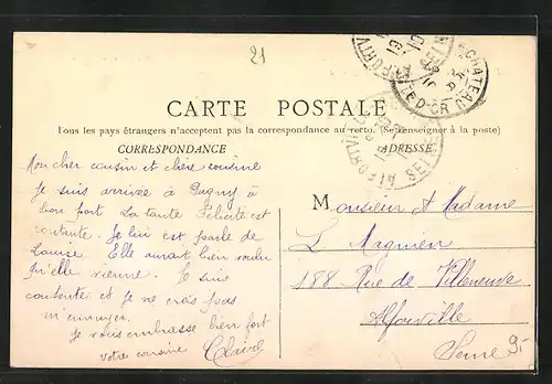 AK Pagny-la-Ville, Kühe auf der Weide