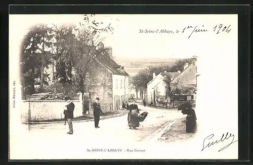 AK St-Seine-l`Abbaye, Rue Carnot