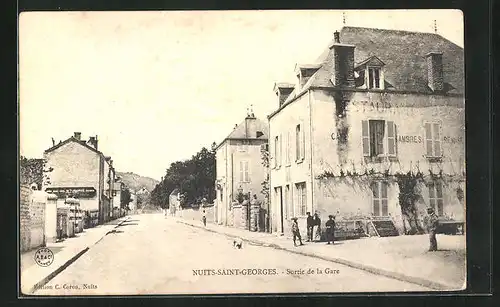 AK Nuits-Saint-Georges, Sortie de la Gare