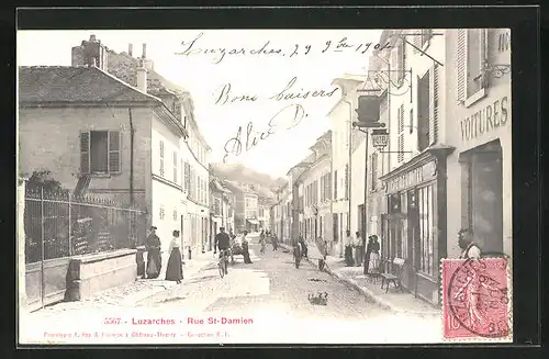 AK Luzarches, Rue St.-Damien