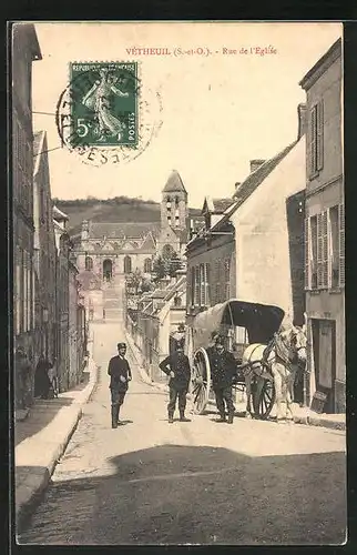 AK Vetheuil, Rue de l`Eglise