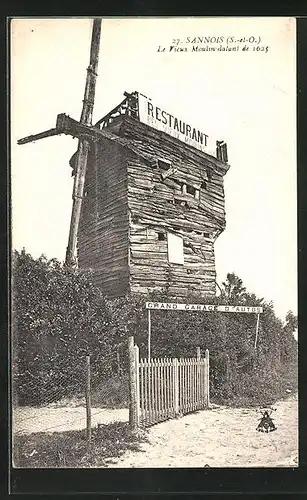 AK Sannois, Le Vieux Moulin datant de 1625
