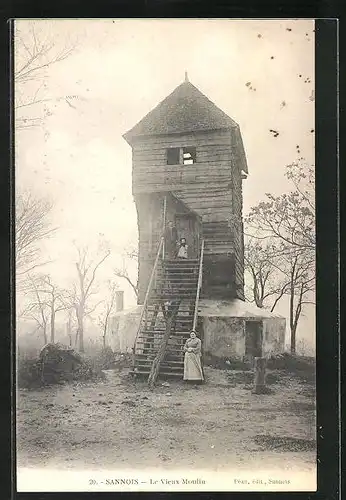 AK Sannois, Le Vieux Moulin
