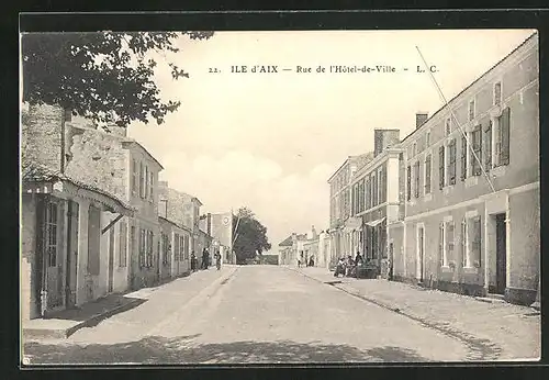 AK Ile d`Aix, Rue de l`Hôtel-de-Ville