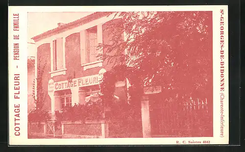 AK Saint-Georges-de-Didonne, Cottage Fleuri, Hôtel Pension de Famille